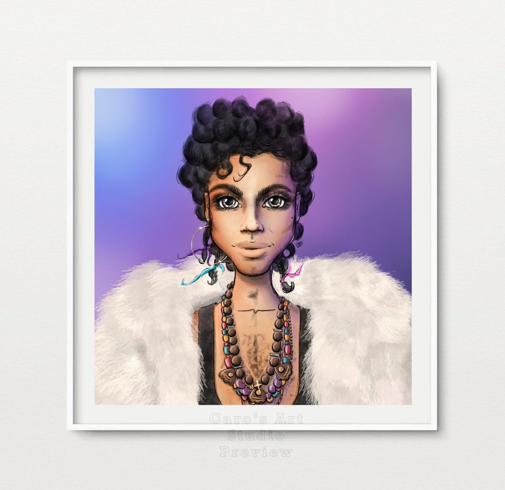"If I Was Your.." Prince Inspired Art Print
