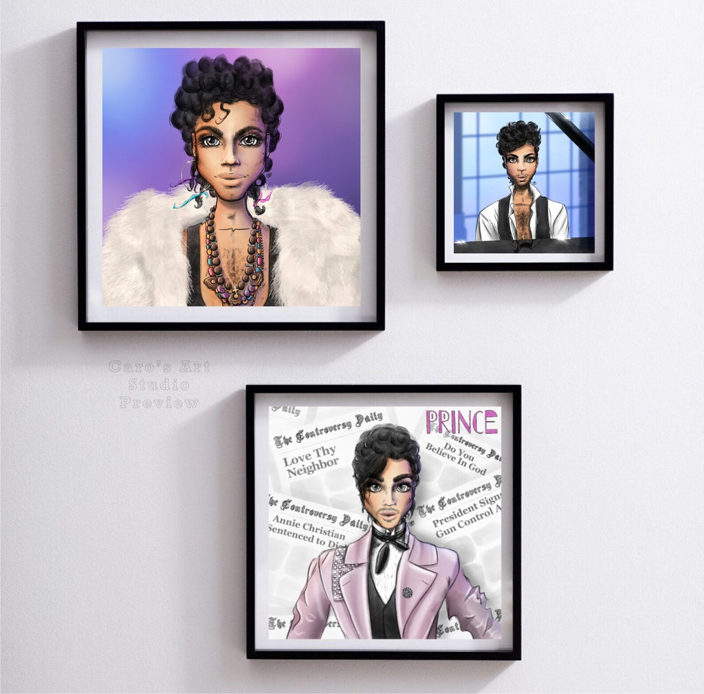 "If I Was Your.." Prince Inspired Art Print