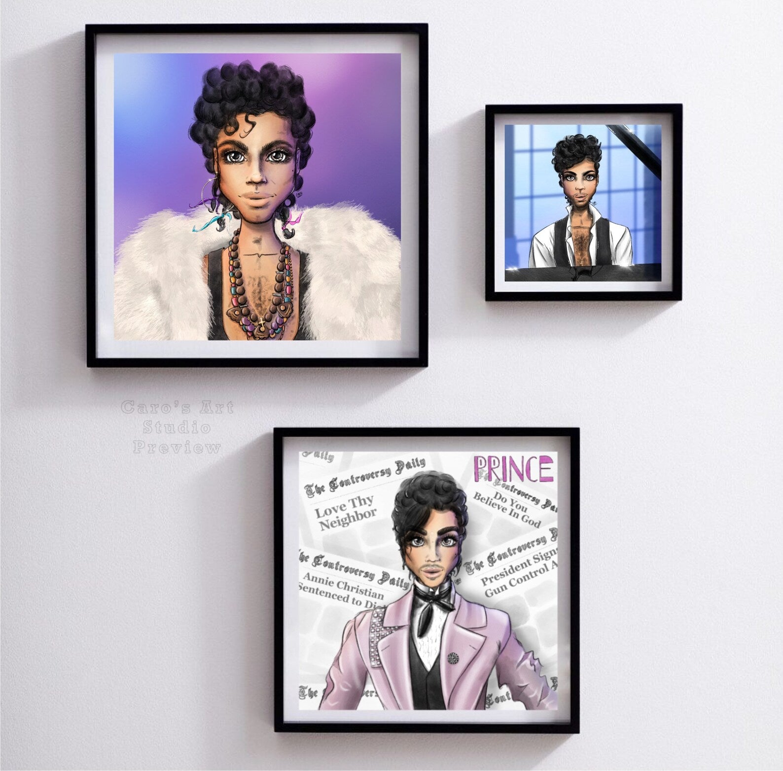 "If I Was Your.." Prince Inspired Art Print