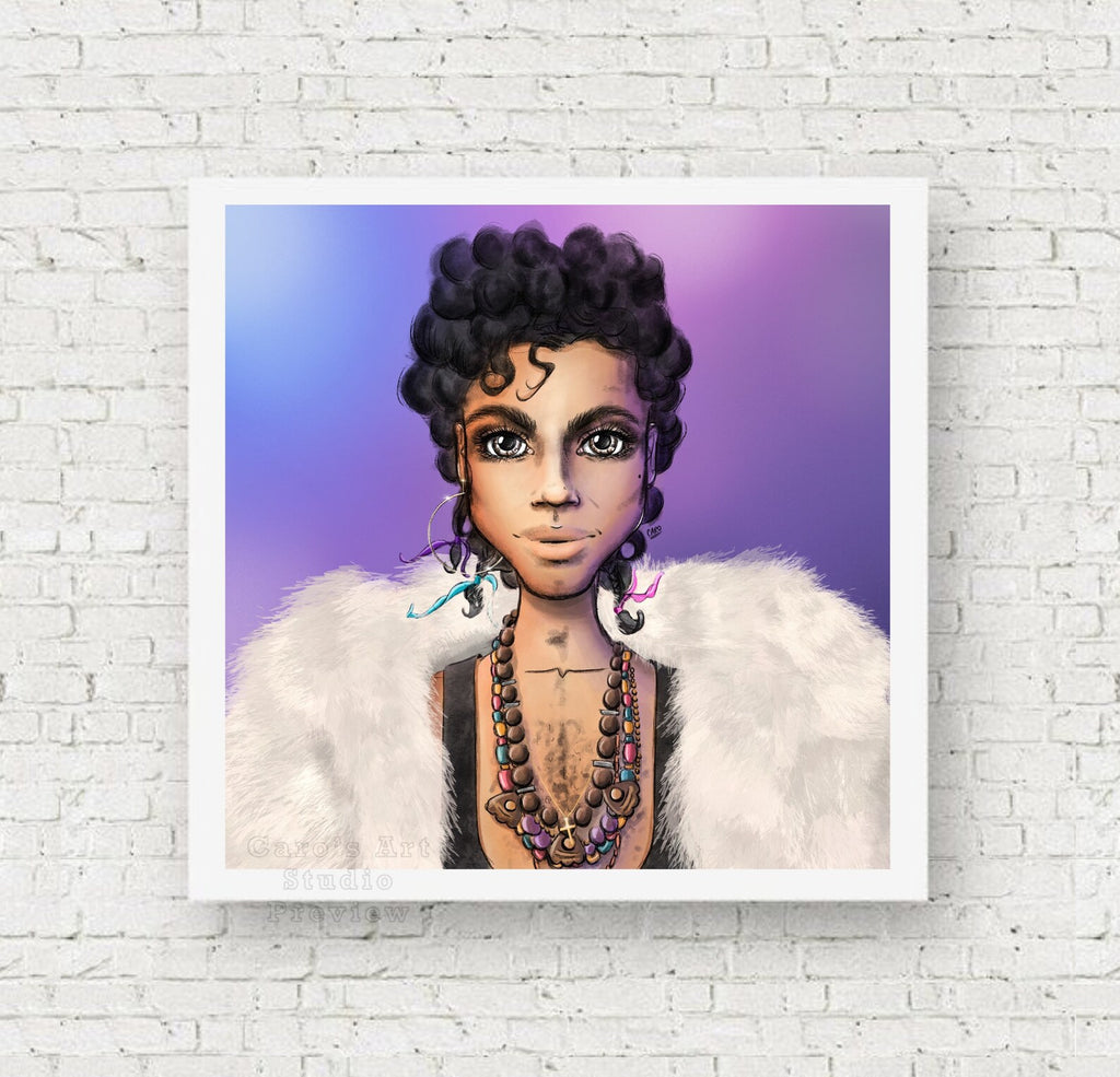 "If I Was Your.." Prince Inspired Art Print