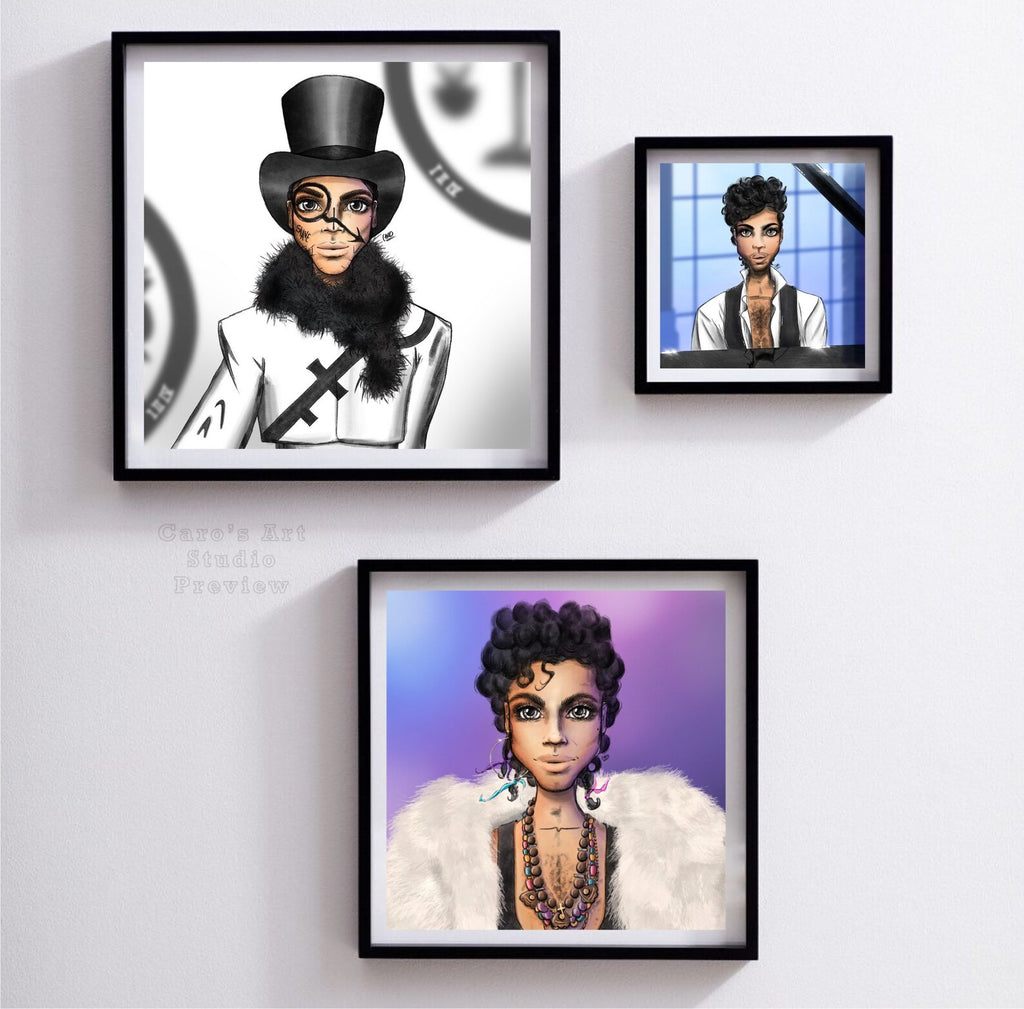 "There Once Was A Ball" Prince Inspired Art Print
