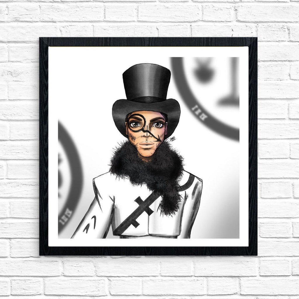 "There Once Was A Ball" Prince Inspired Art Print