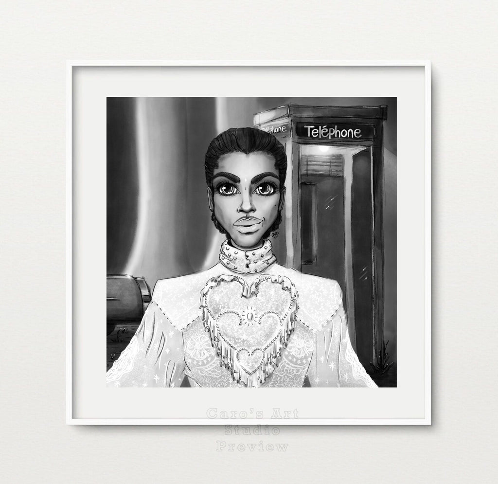 "An Honest Man" Prince Inspired Art Print