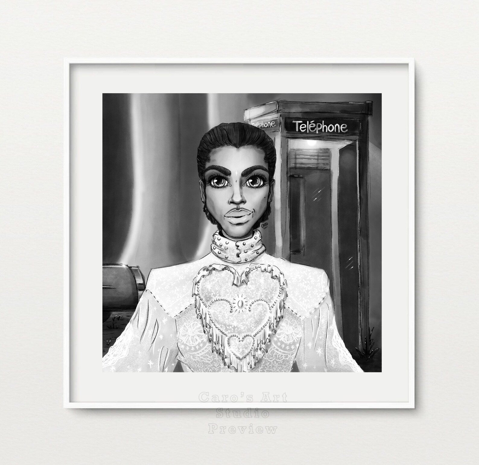 "An Honest Man" Prince Inspired Art Print