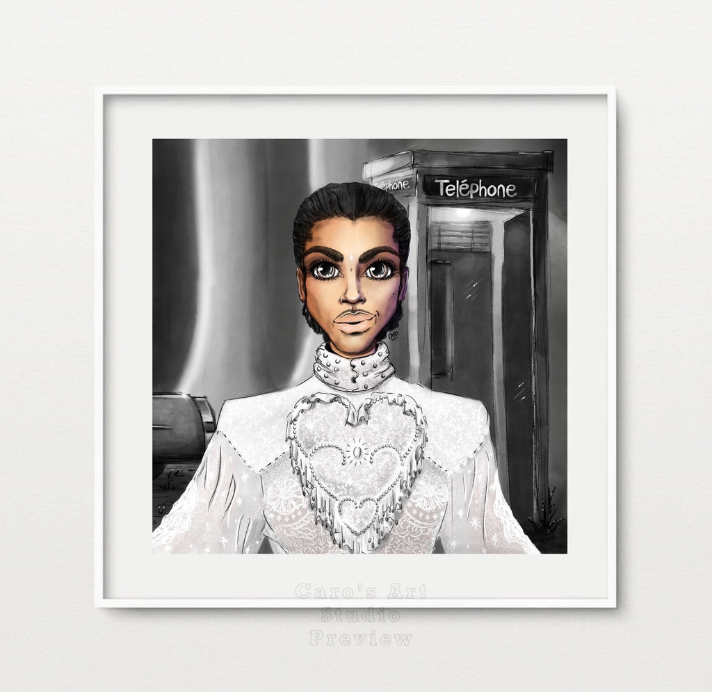 "An Honest Man" Prince Inspired Art Print