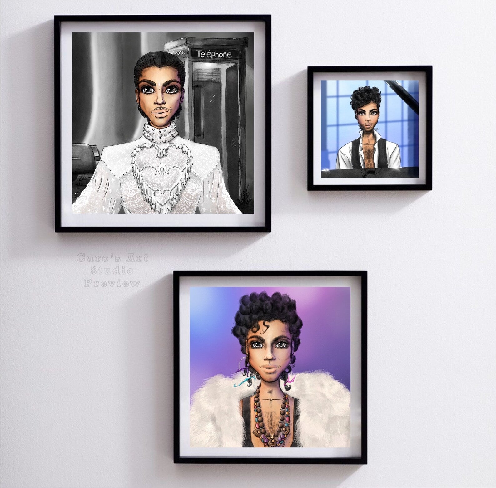 "An Honest Man" Prince Inspired Art Print