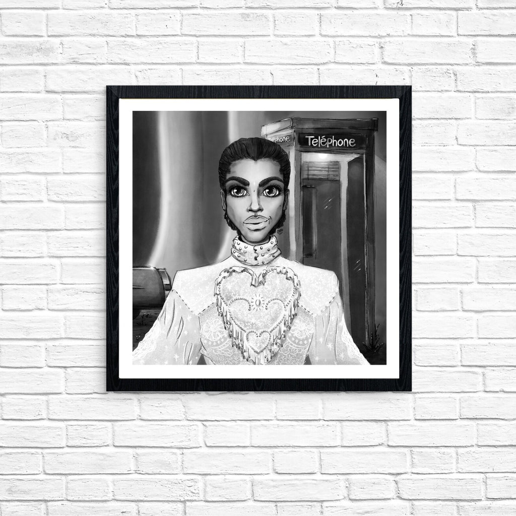 "An Honest Man" Prince Inspired Art Print