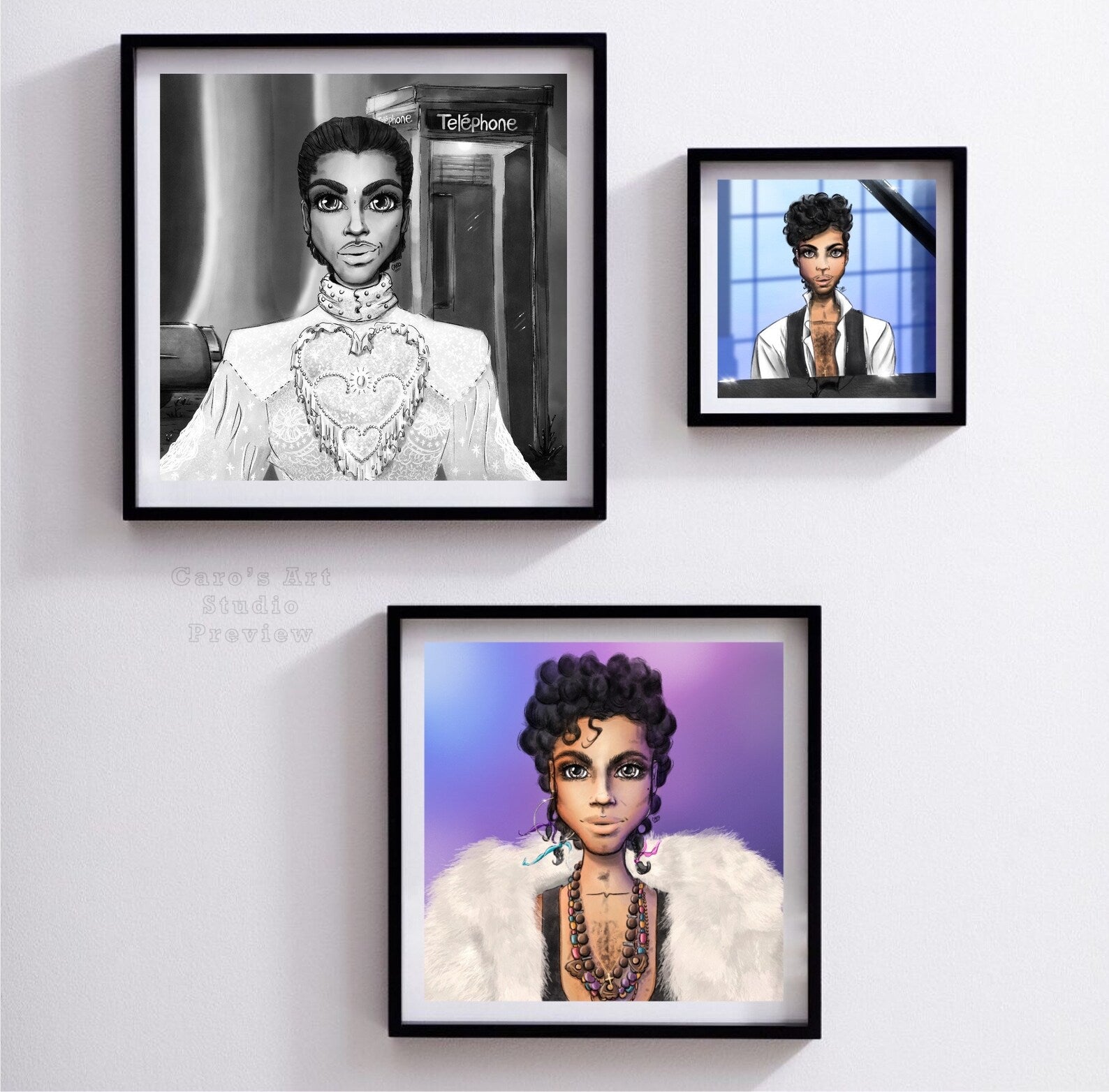 "An Honest Man" Prince Inspired Art Print