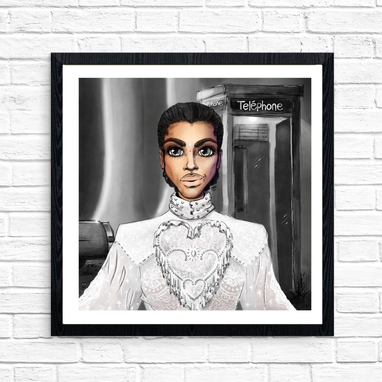 "An Honest Man" Prince Inspired Art Print