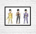 "Glam Slam '92 Outfits" Prince Inspired Art Print