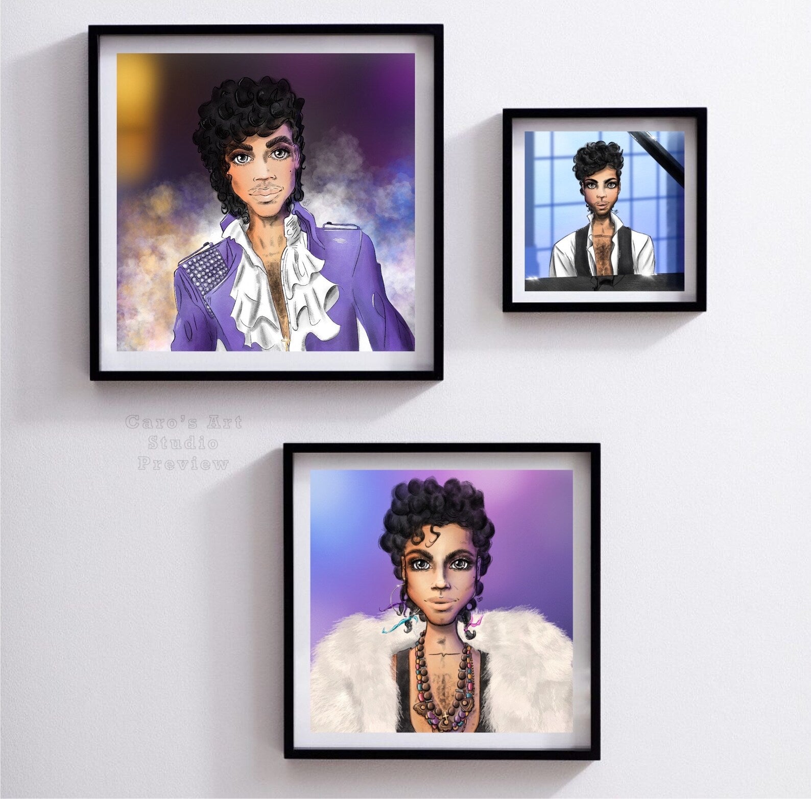 "This Is What It Sounds Like" Prince Inspired Art Print