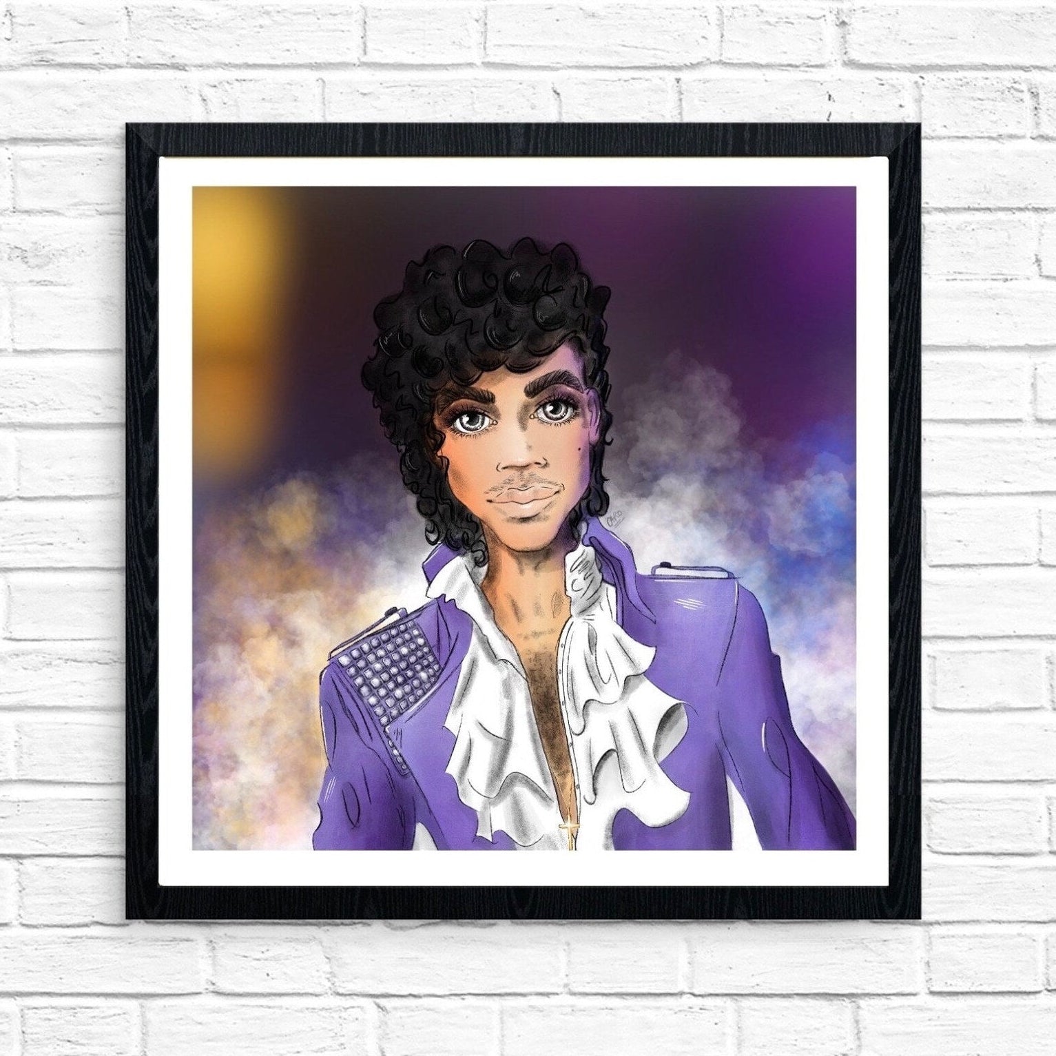 "This Is What It Sounds Like" Prince Inspired Art Print