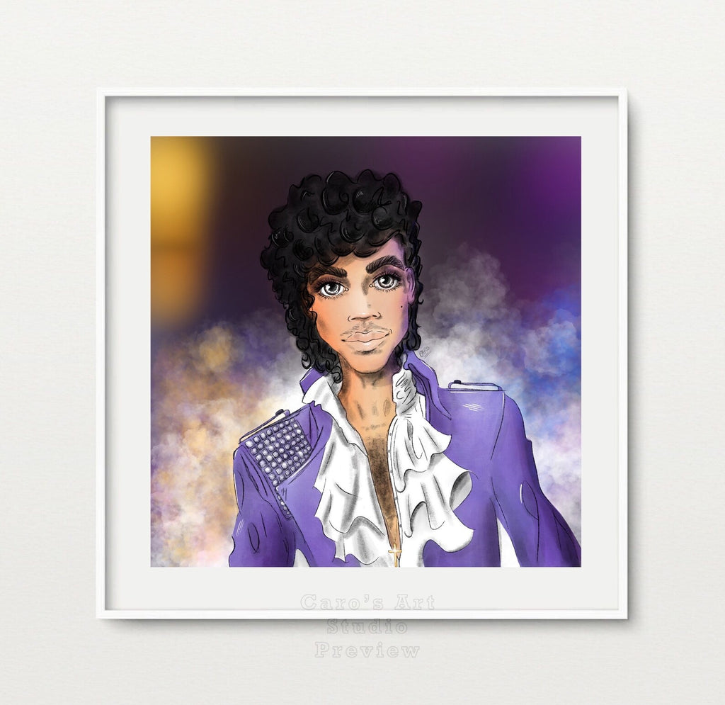 "This Is What It Sounds Like" Prince Inspired Art Print
