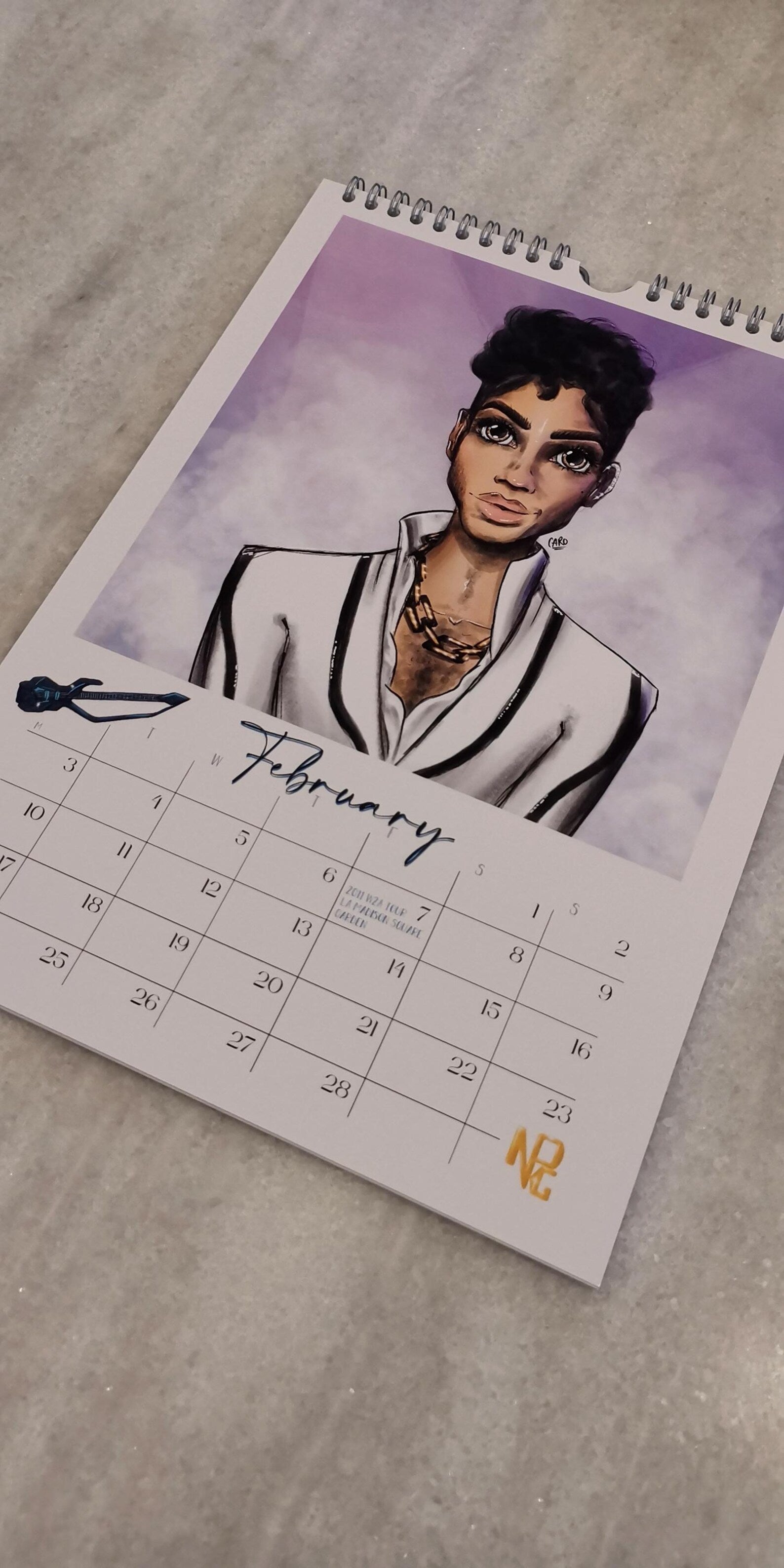 2025 Prince Inspired Art Calendar