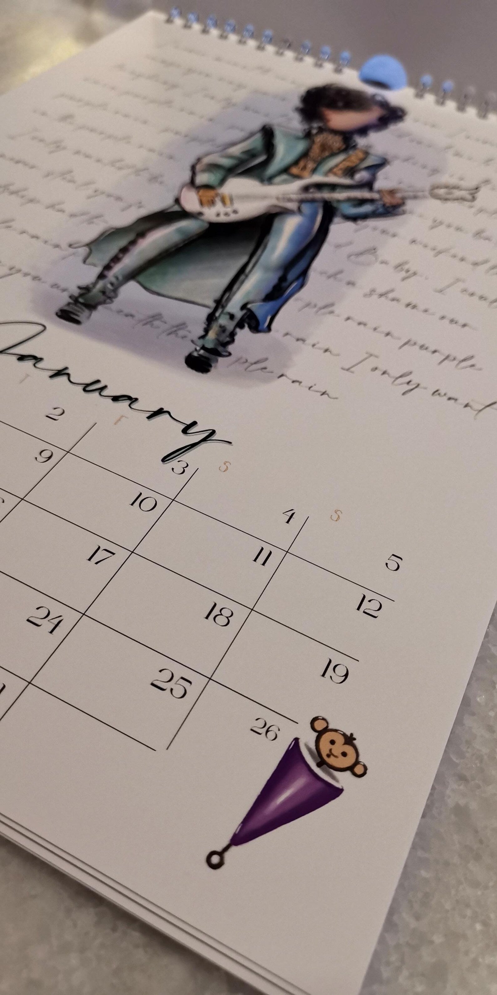 2025 Prince Inspired Art Calendar