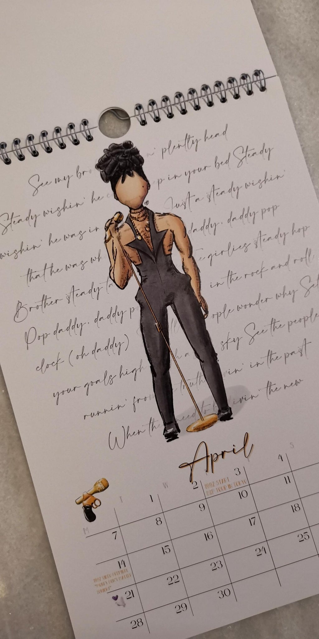2025 Prince Inspired Art Calendar
