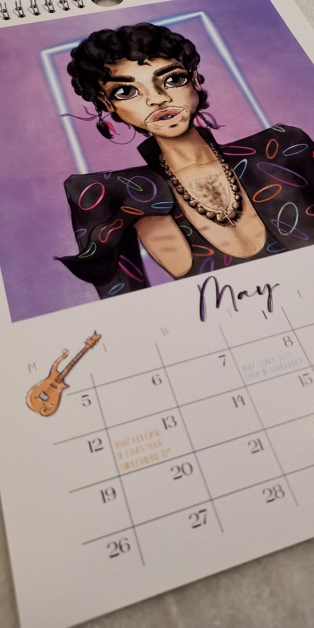 2025 Prince Inspired Art Calendar