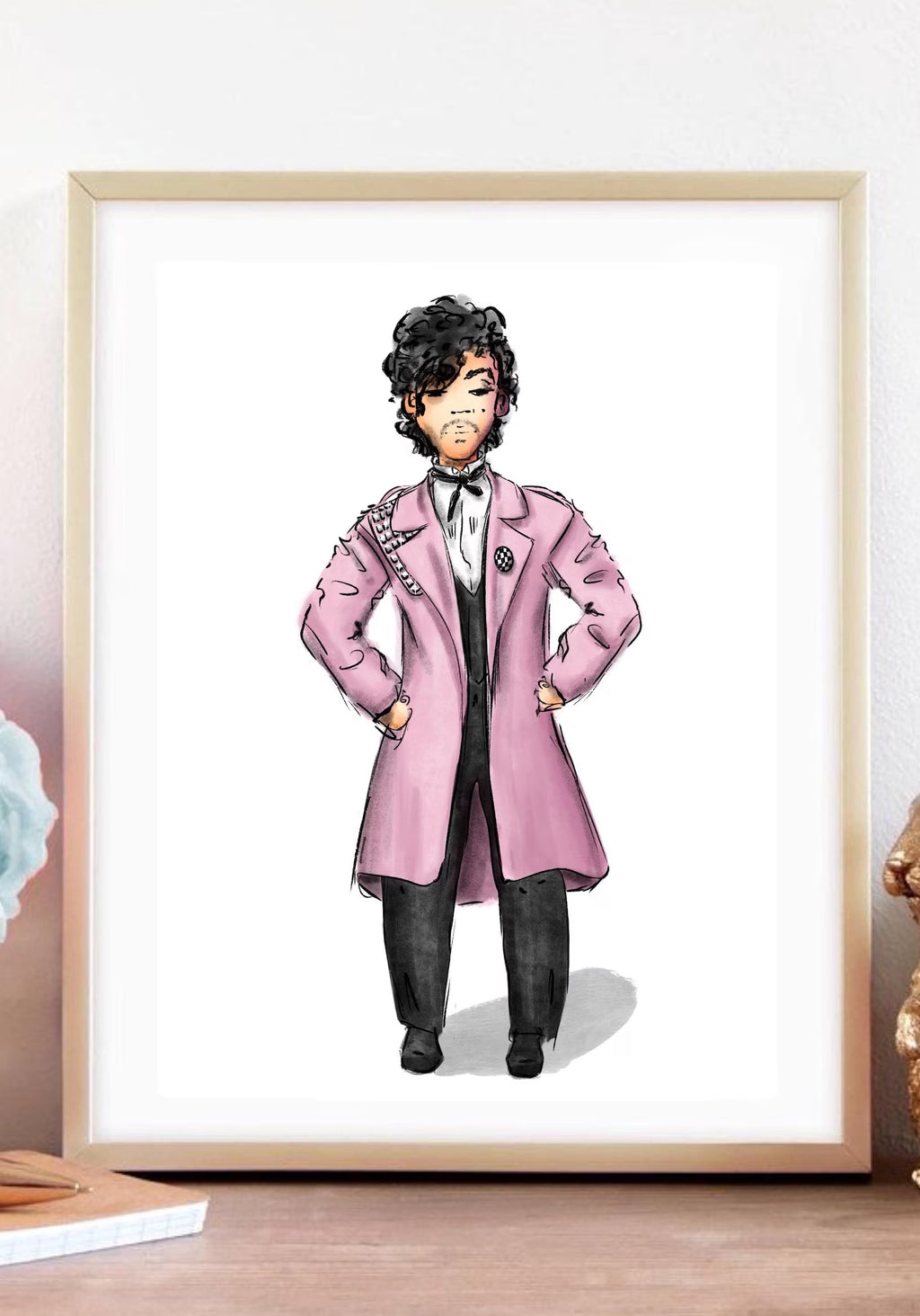 "Controversy Outfits Purple" Prince Inspired Art Print