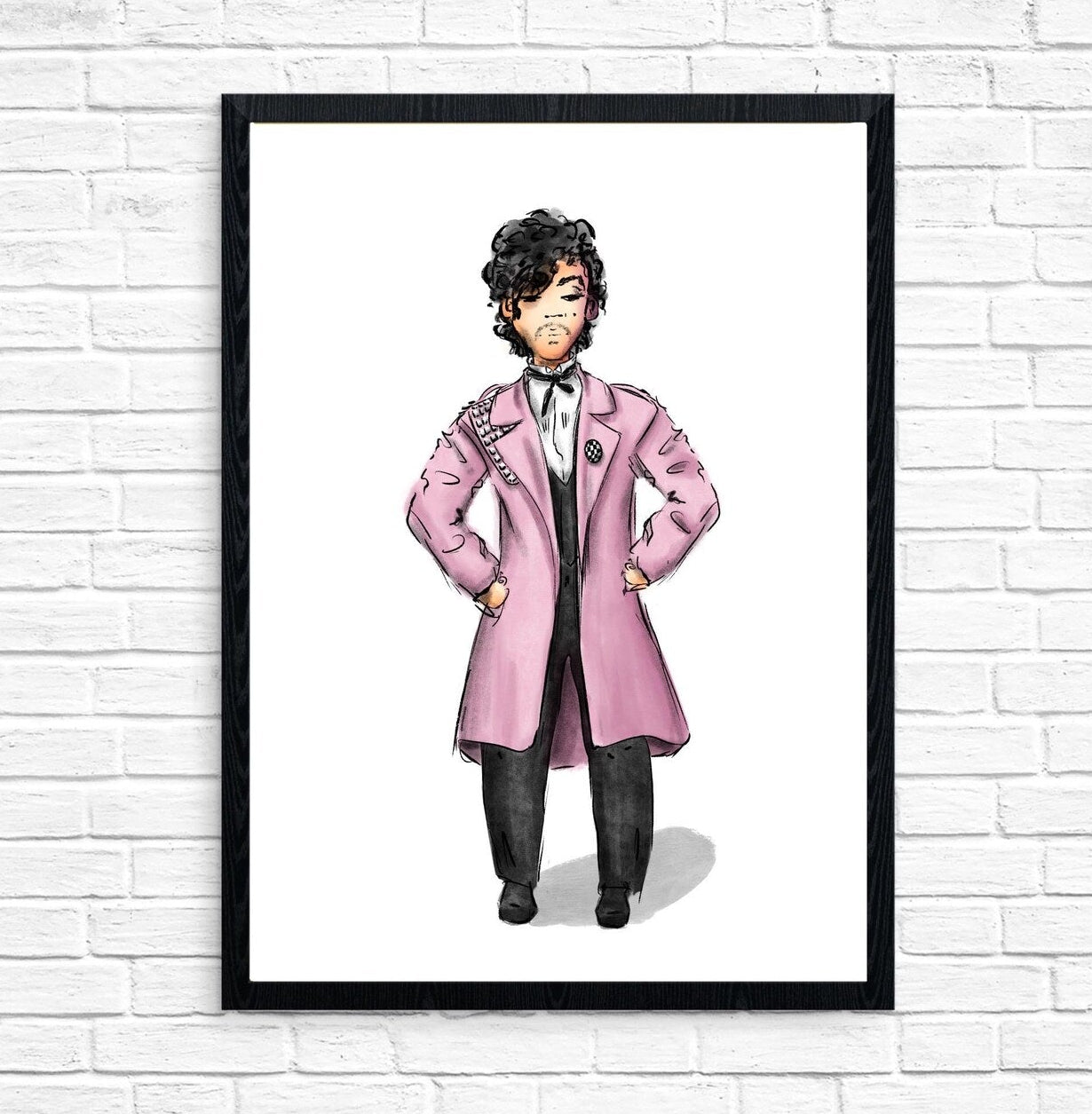 "Controversy Outfits Purple" Prince Inspired Art Print
