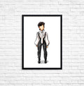 "D&P Damn U Outfit" Prince Inspired Art Print