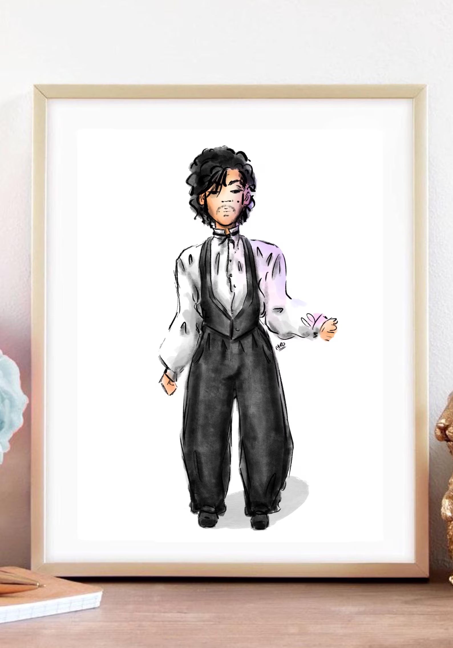 "Controversy Outfits Suit" Prince Inspired Art Print