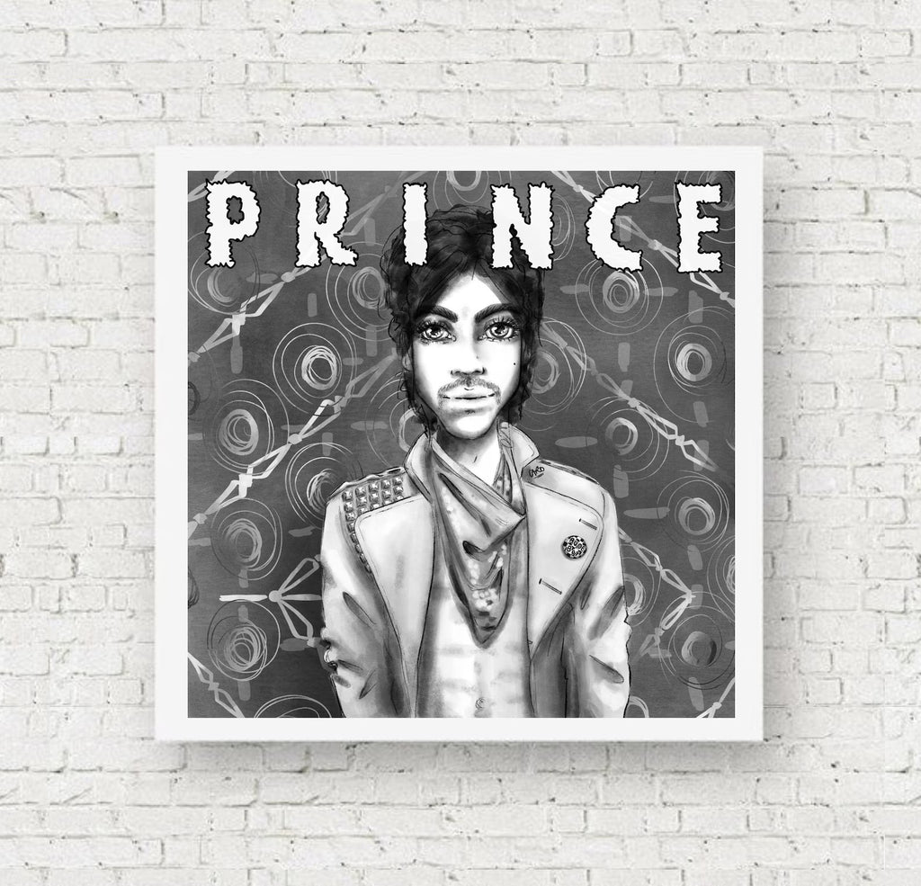 "Whenever I'm Around You Baby" Prince Inspired Art Print