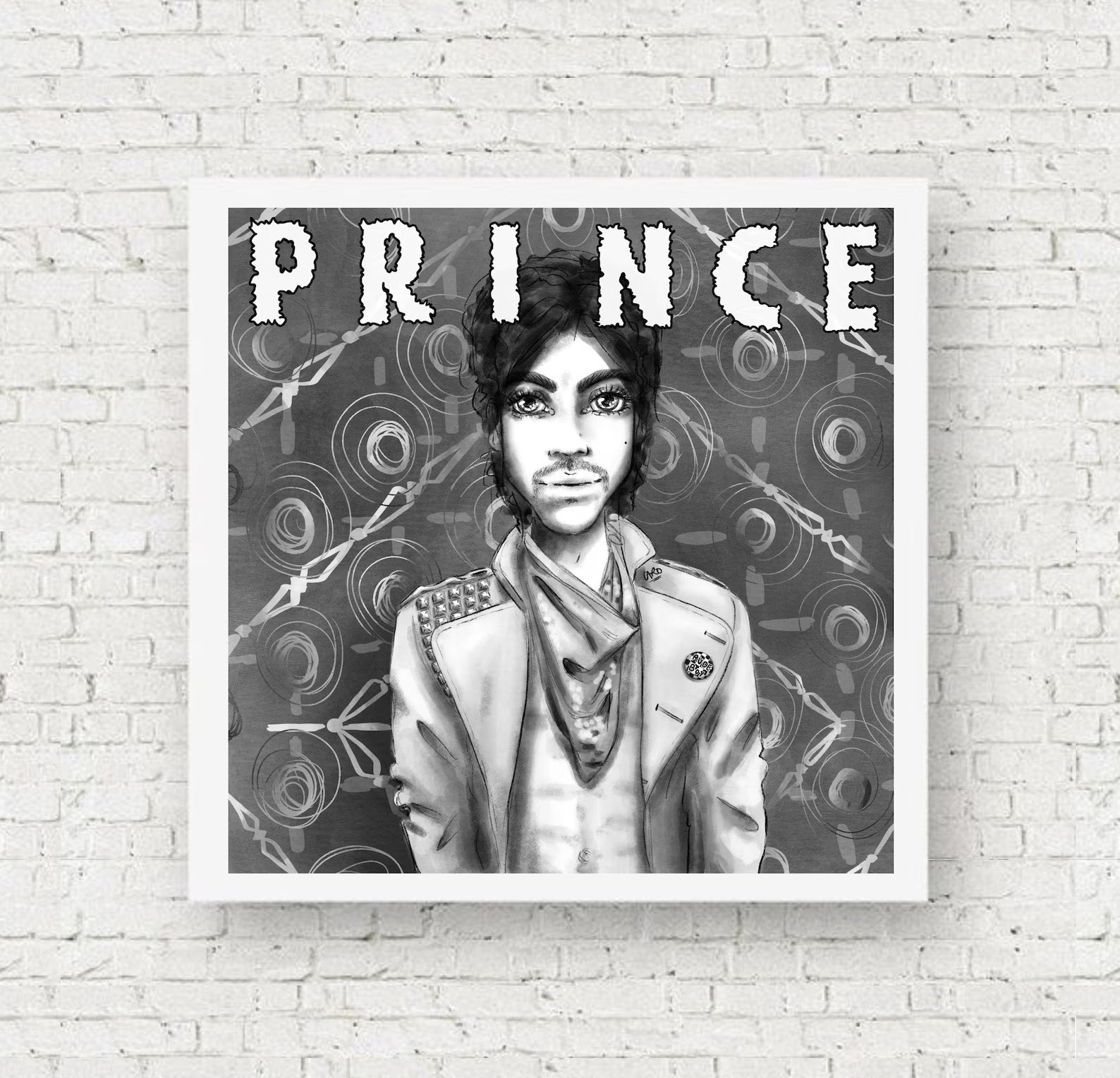"Whenever I'm Around You Baby" Prince Inspired Art Print