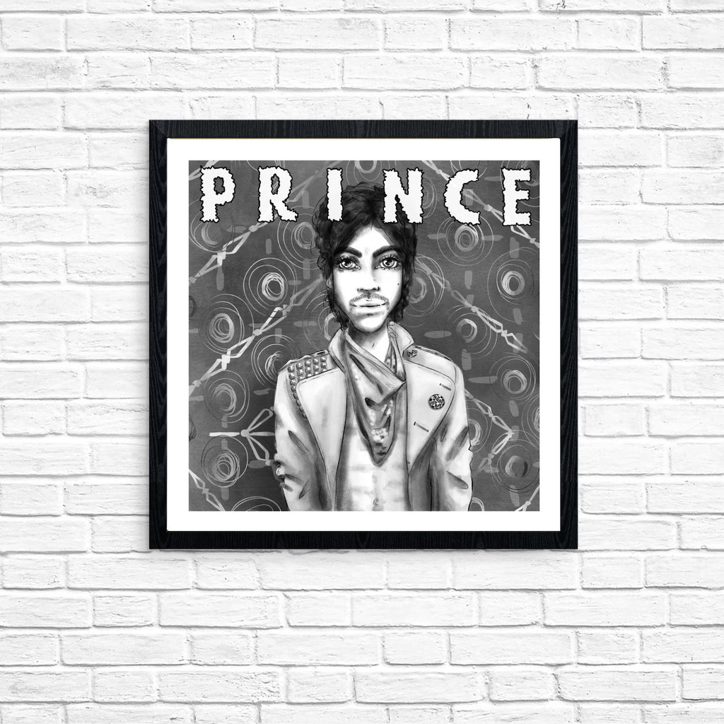 "Whenever I'm Around You Baby" Prince Inspired Art Print