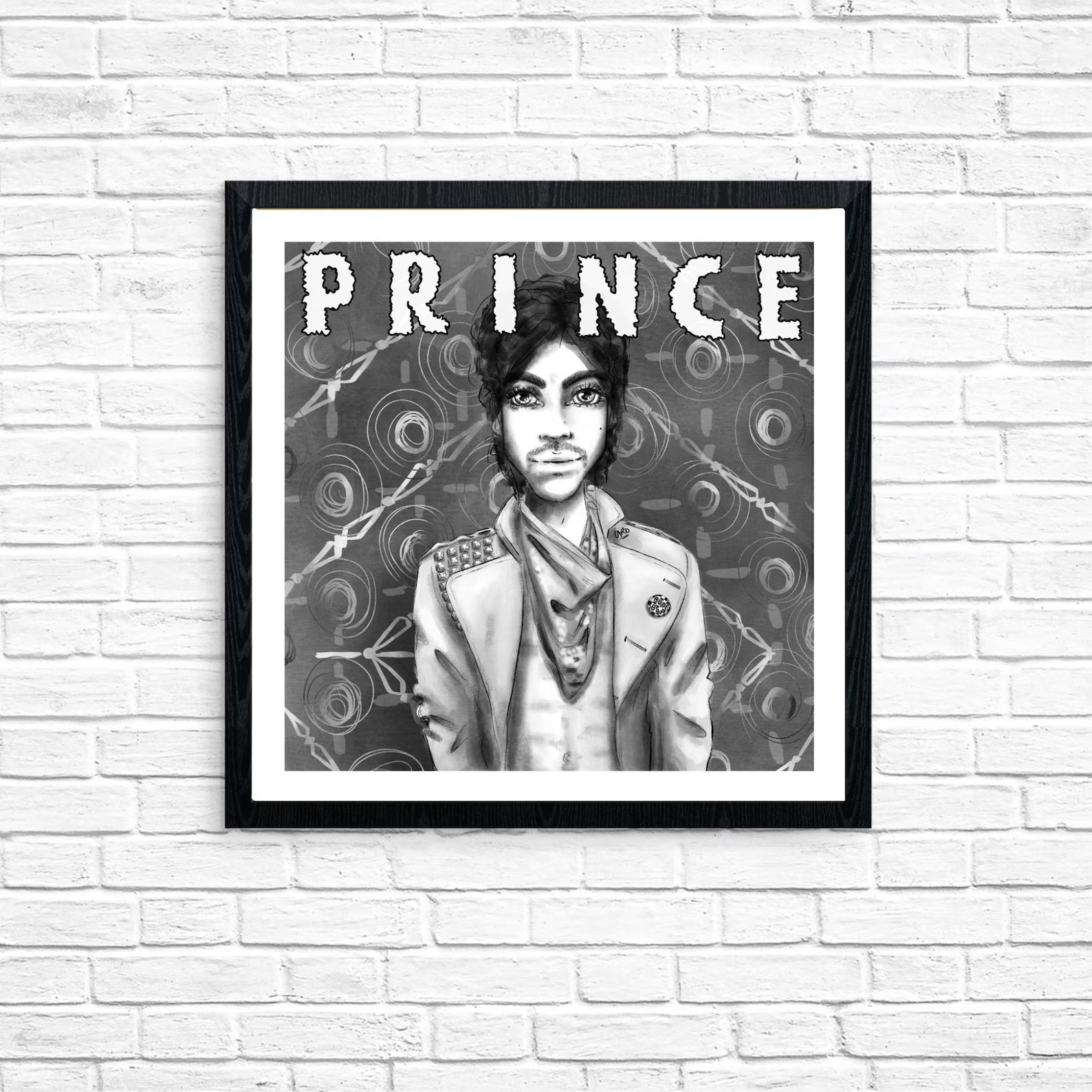 "Whenever I'm Around You Baby" Prince Inspired Art Print