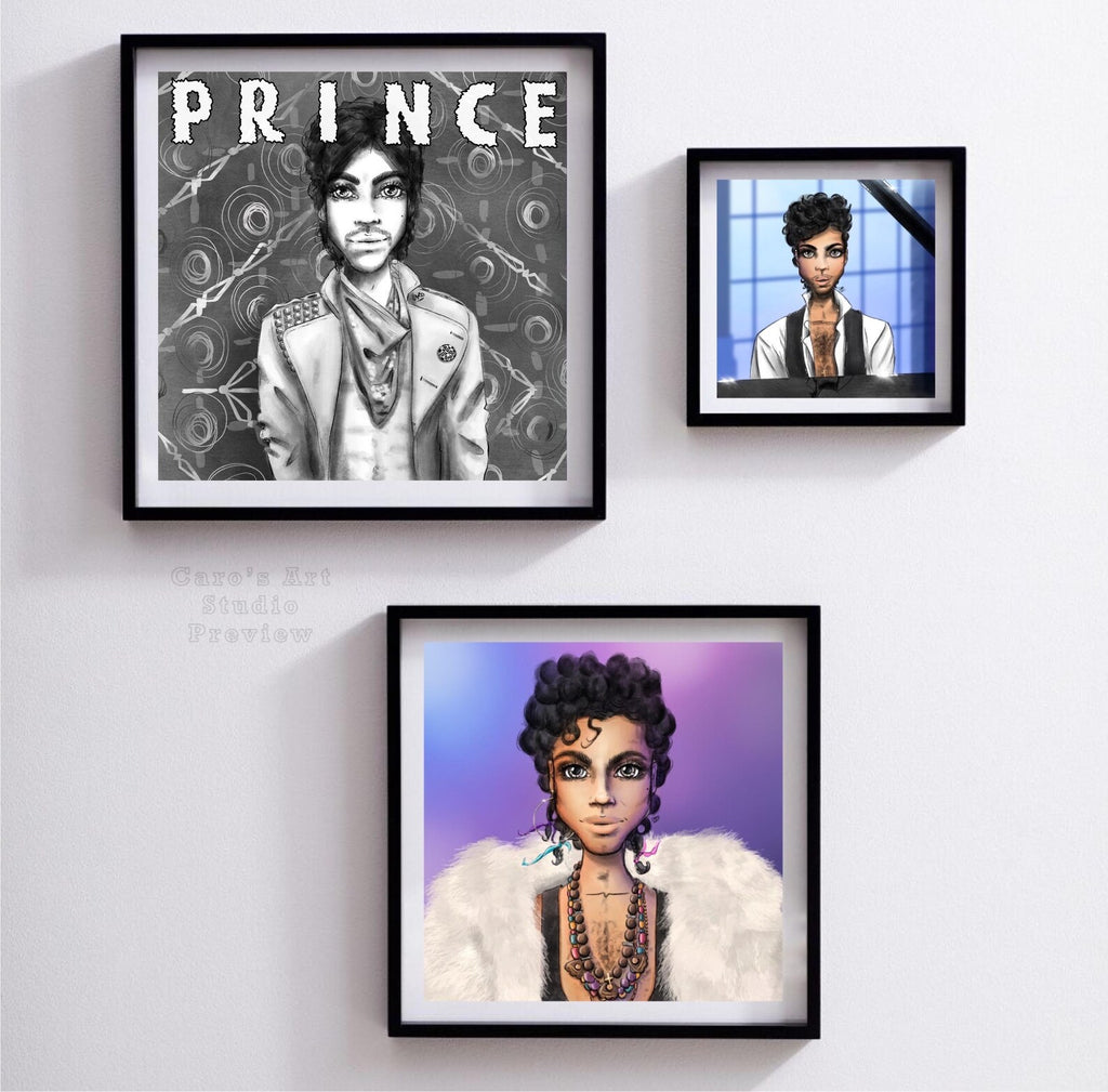 "Whenever I'm Around You Baby" Prince Inspired Art Print