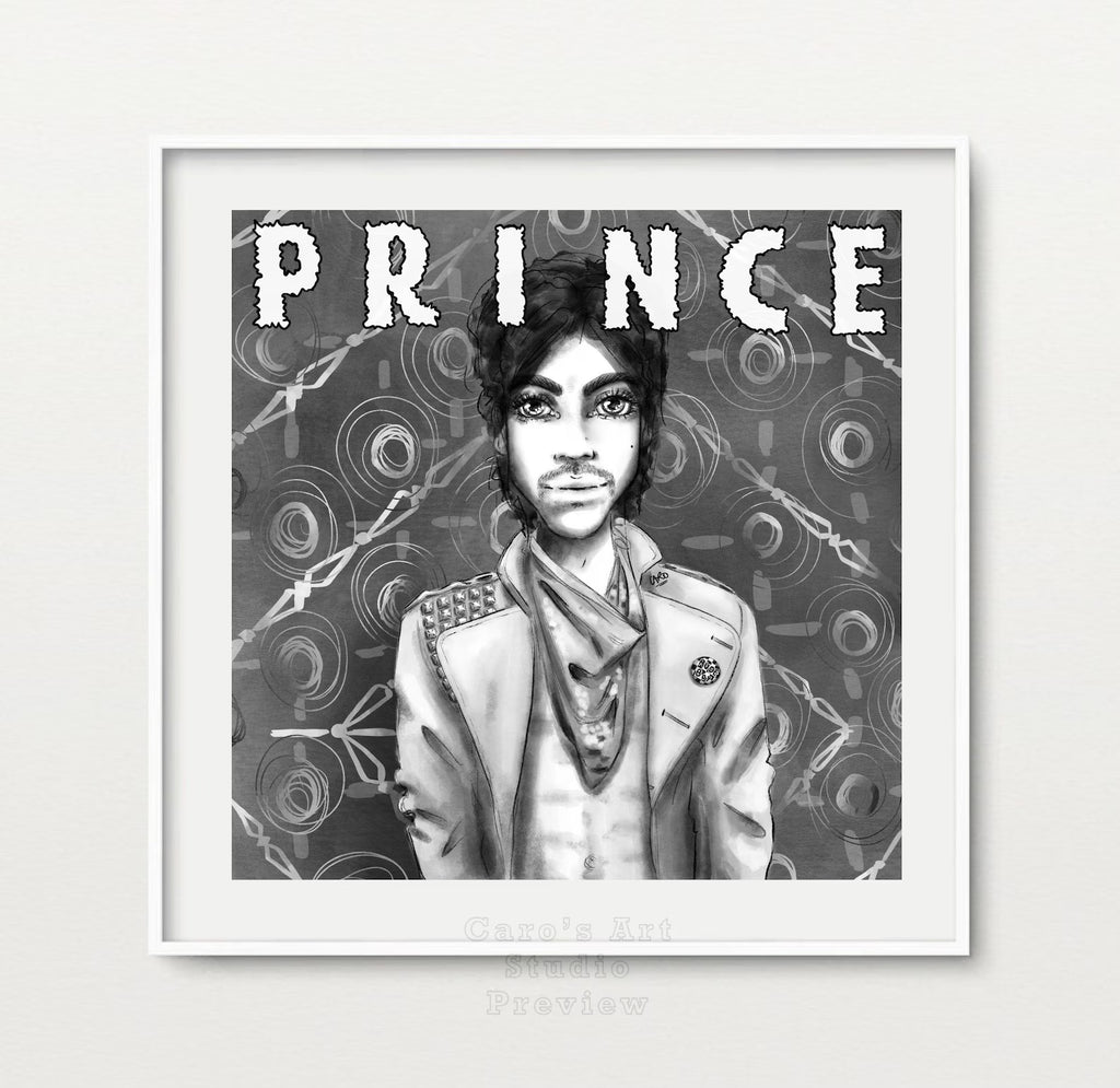 "Whenever I'm Around You Baby" Prince Inspired Art Print