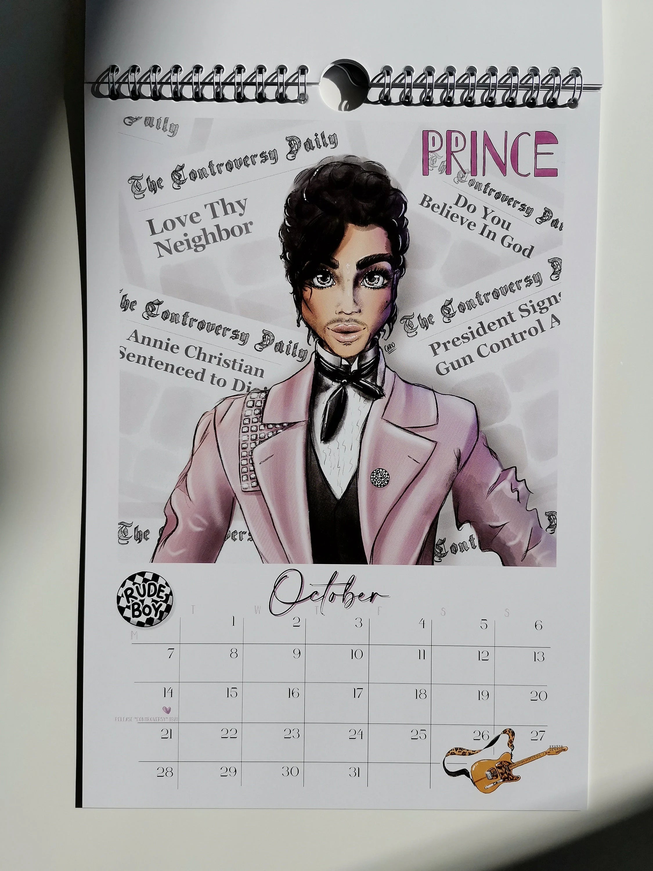 2024 Prince Inspired Art Calendar