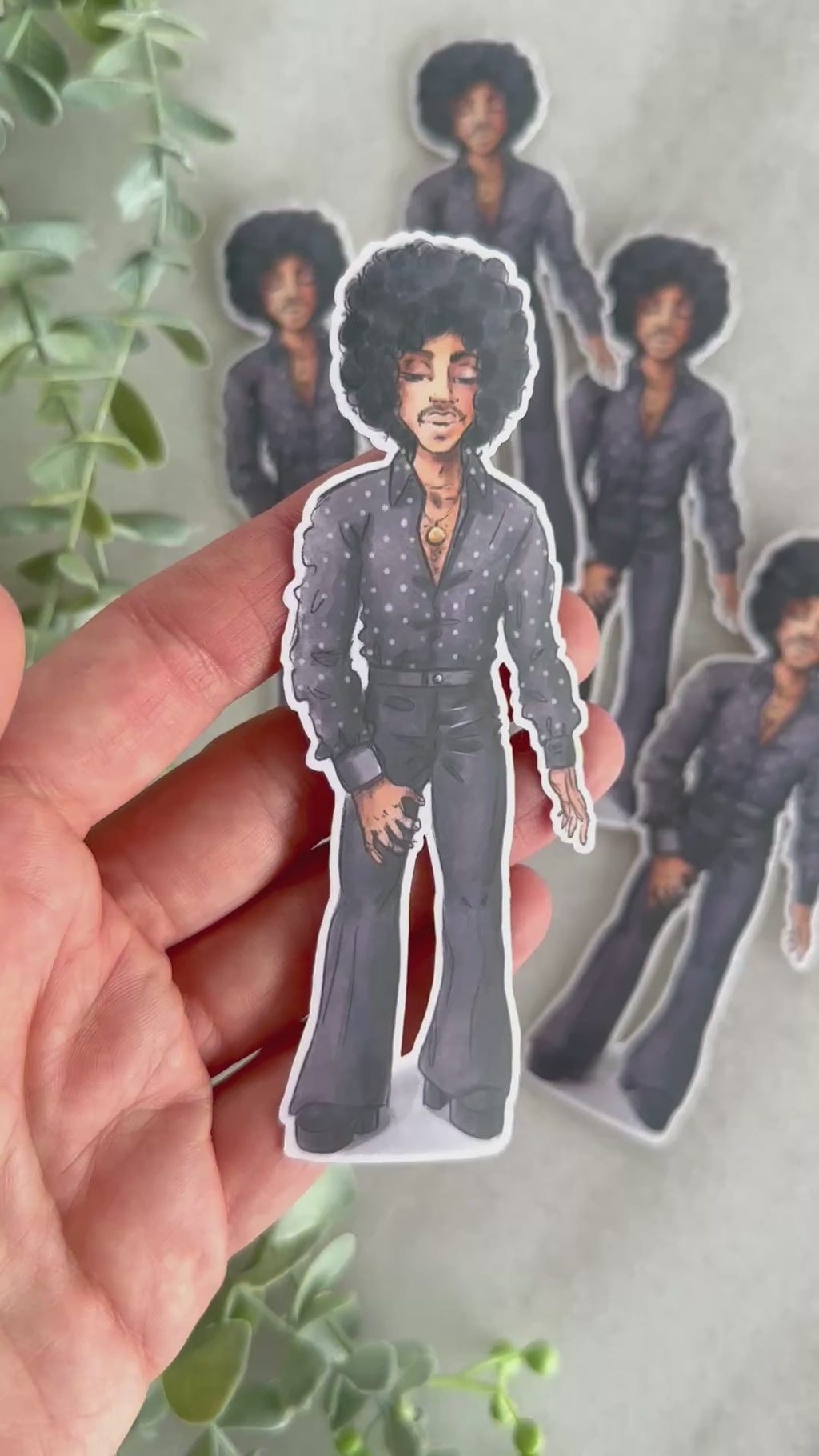 "Dancing Close & Slow" Prince Inspired Sticker