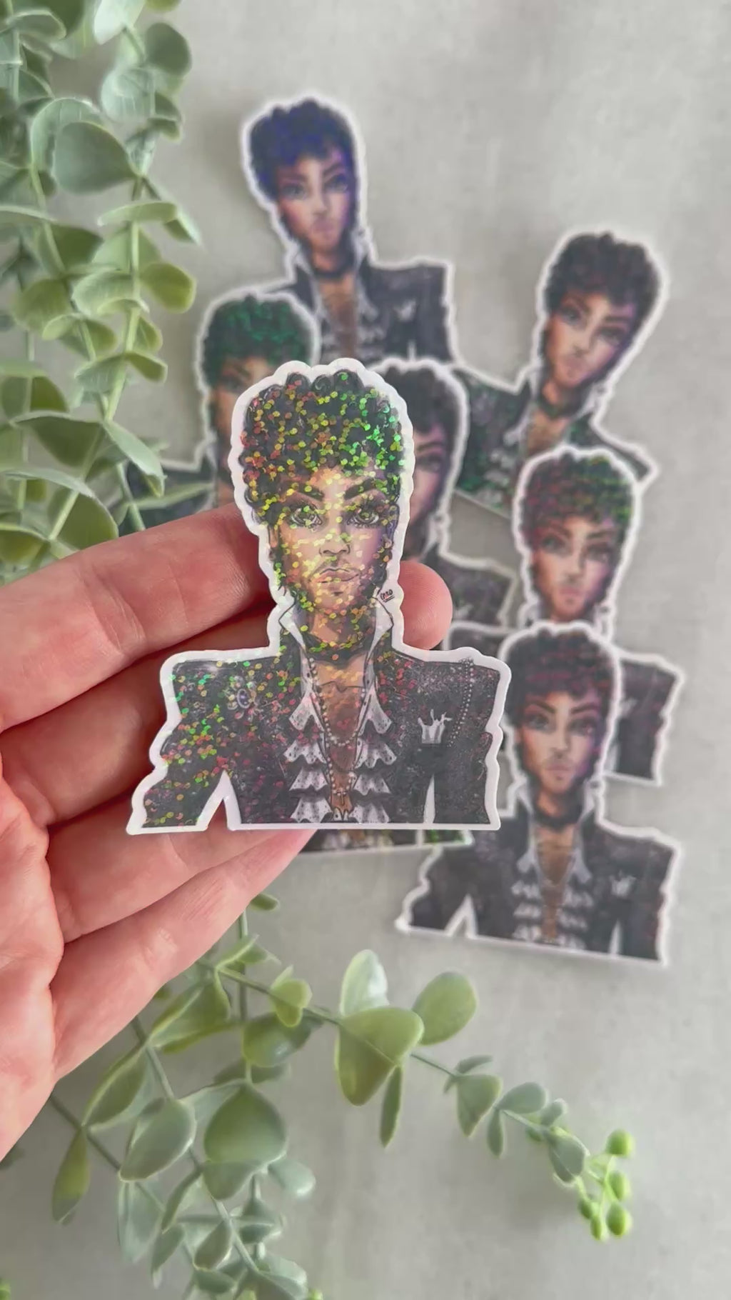 "How Come.." Holographic Prince Inspired Sticker