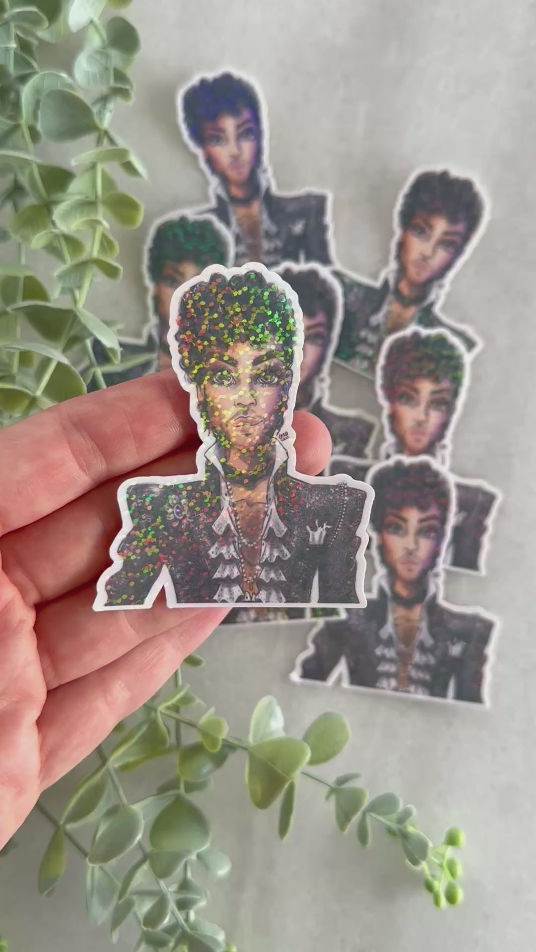 "How Come.." Holographic Prince Inspired Sticker
