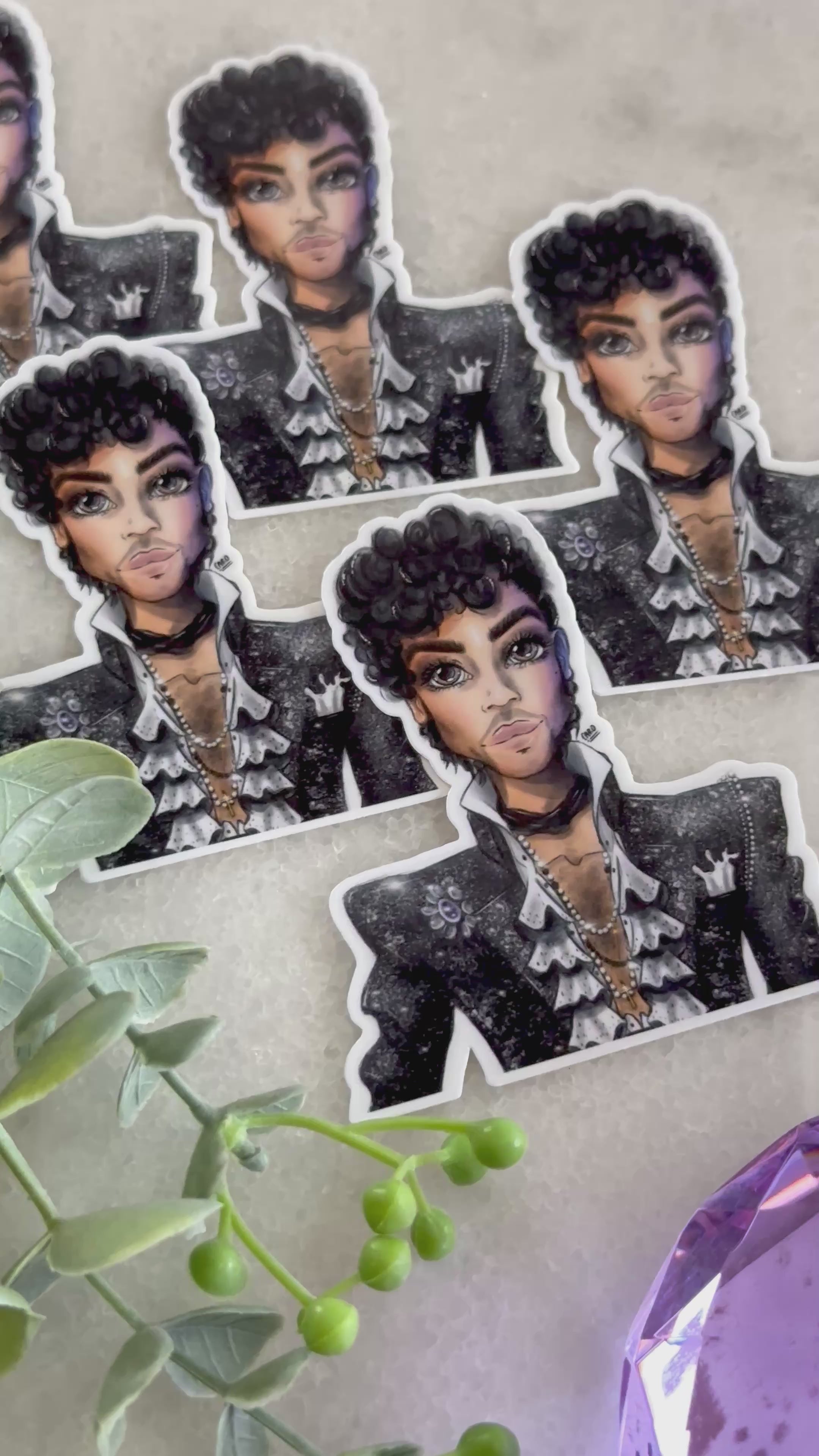 "How Come.." Prince Inspired Sticker
