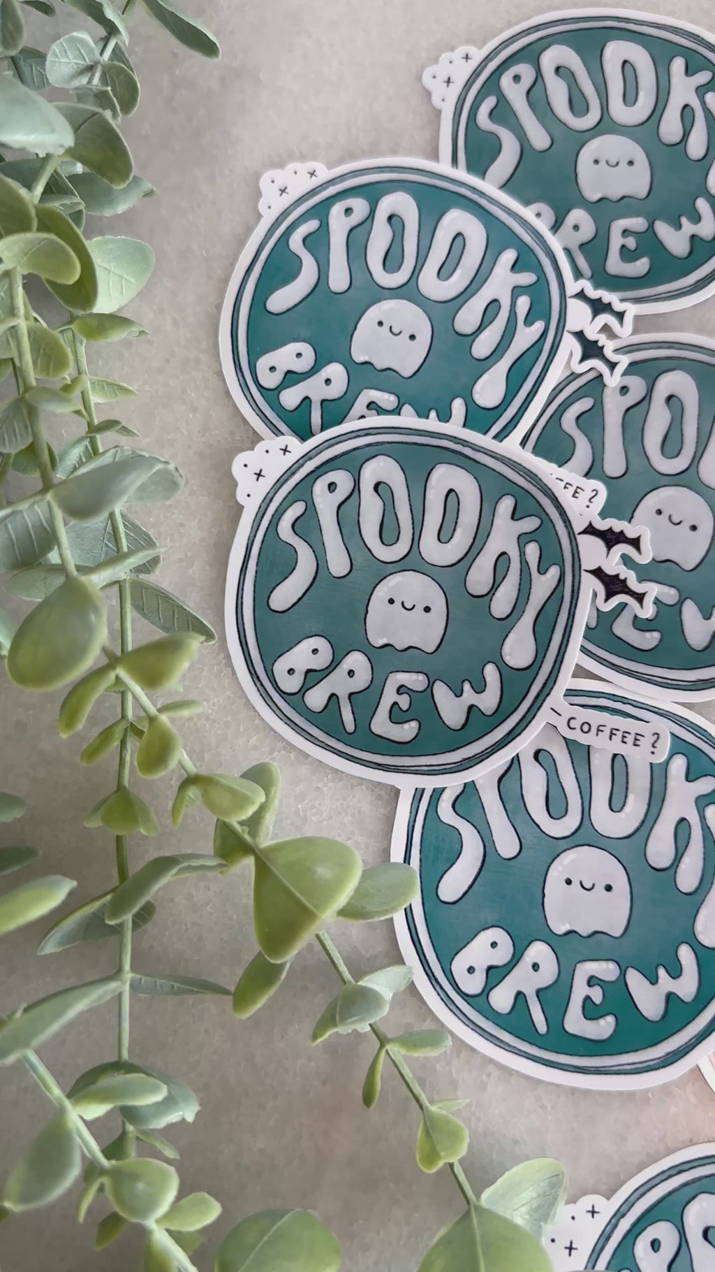 "Spooky Brew" Sticker