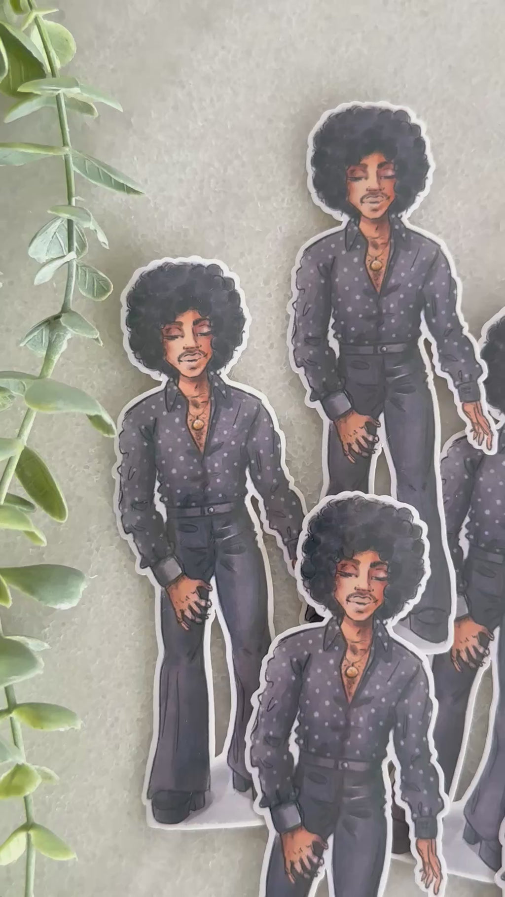 "Dancing Close & Slow" Prince Inspired Sticker