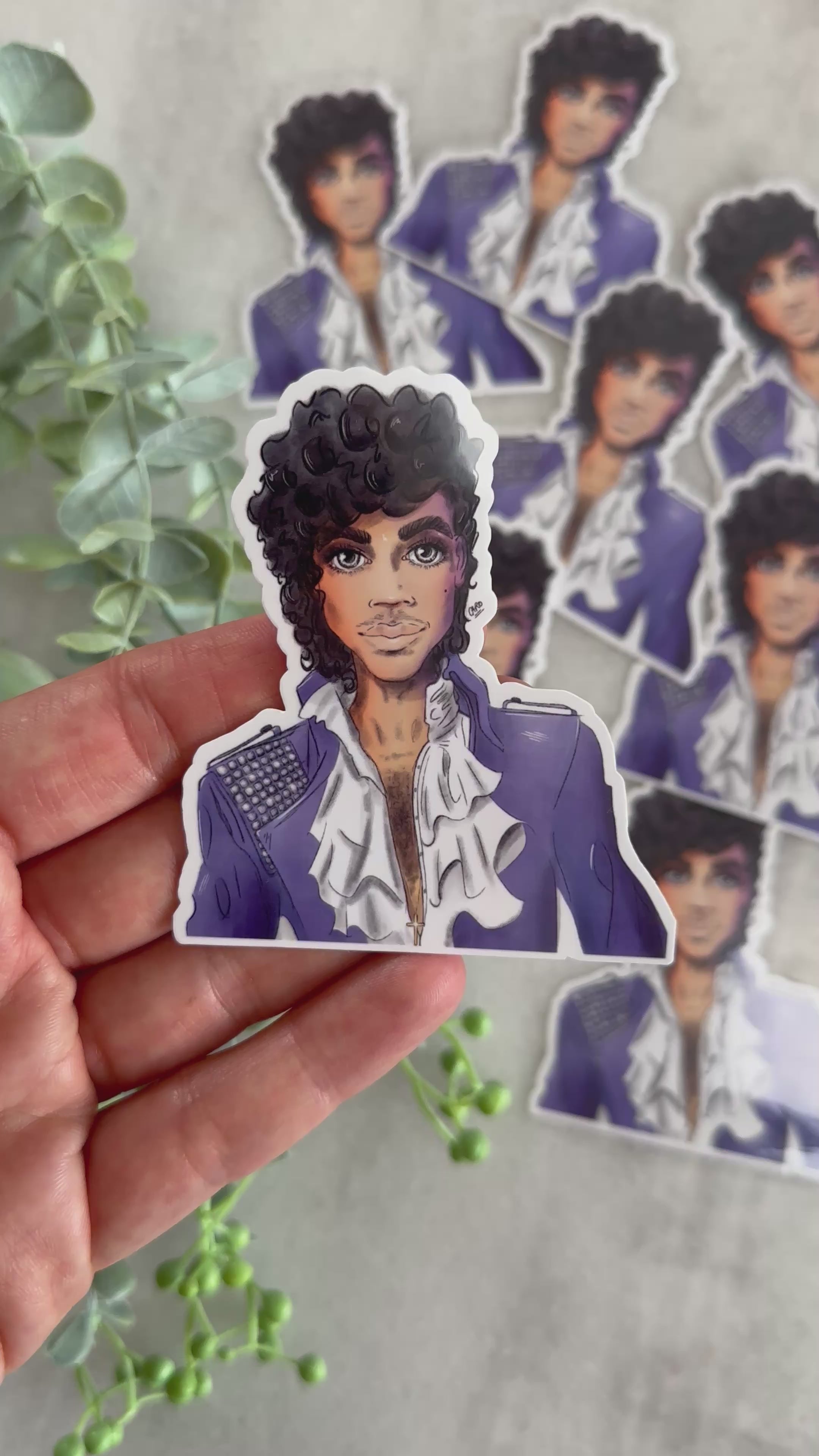 "This Is What It Sounds Like" Prince Inspired Sticker