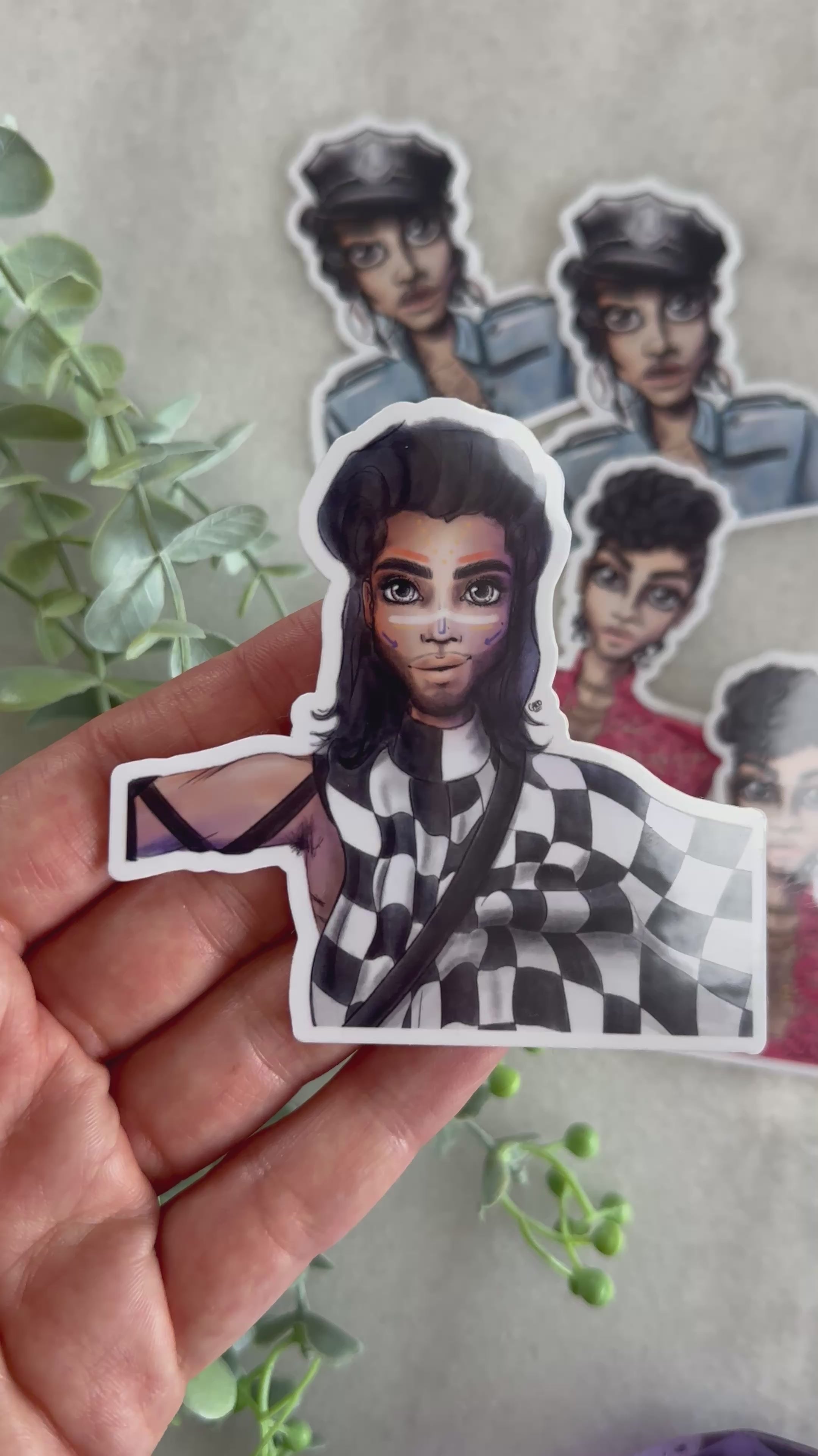 "Looking 4 a Shy Angel" Prince Inspired Sticker