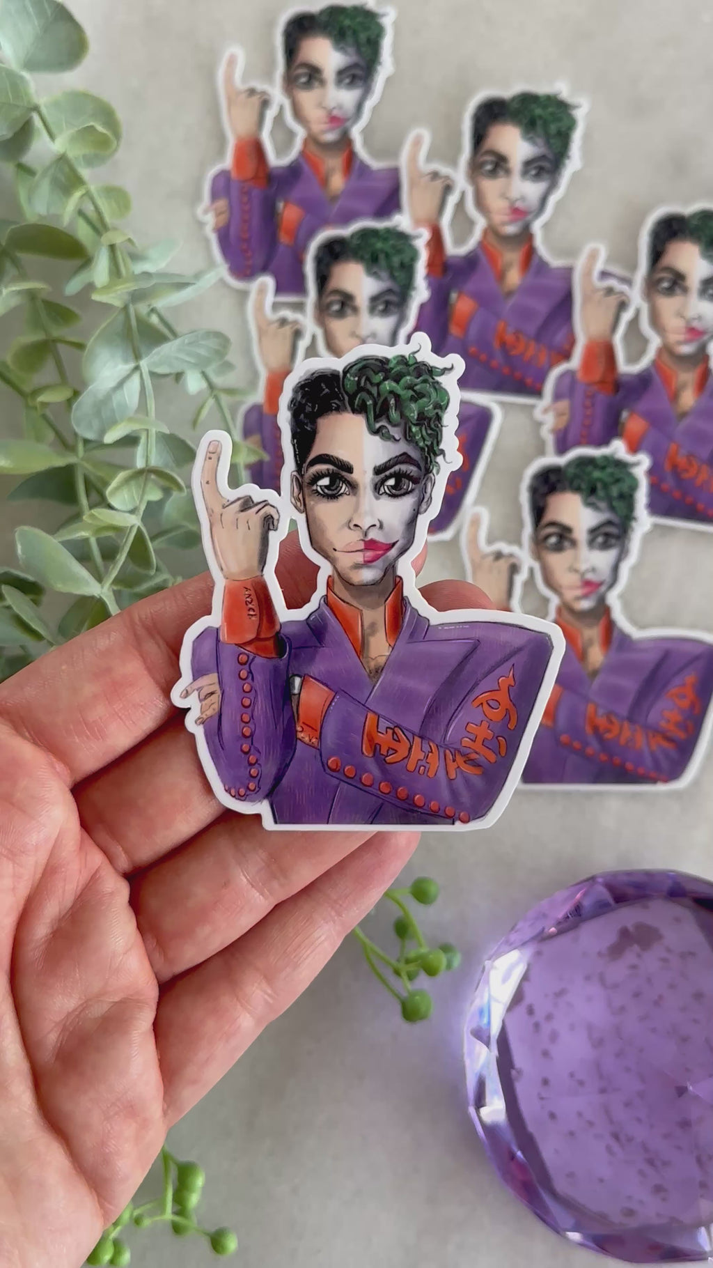 "All Hail The New King" Prince Inspired Sticker