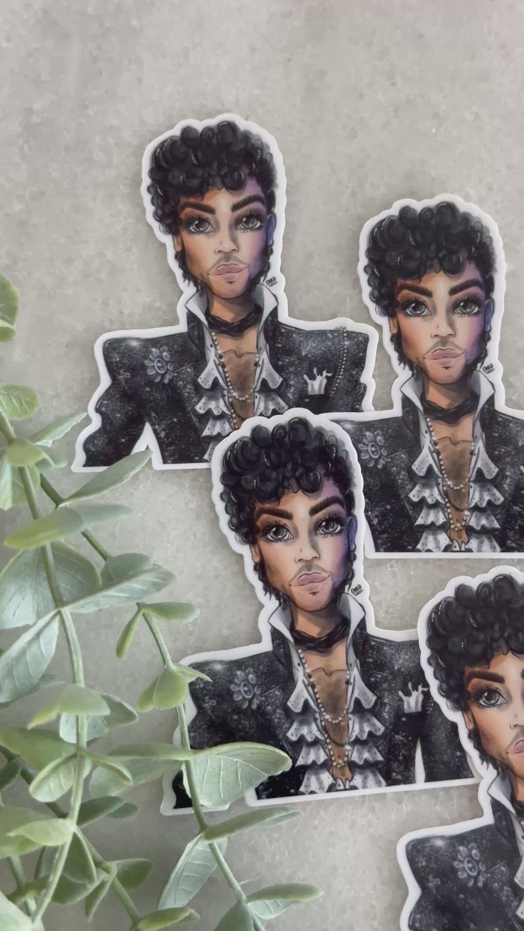 "How Come.." Prince Inspired Sticker