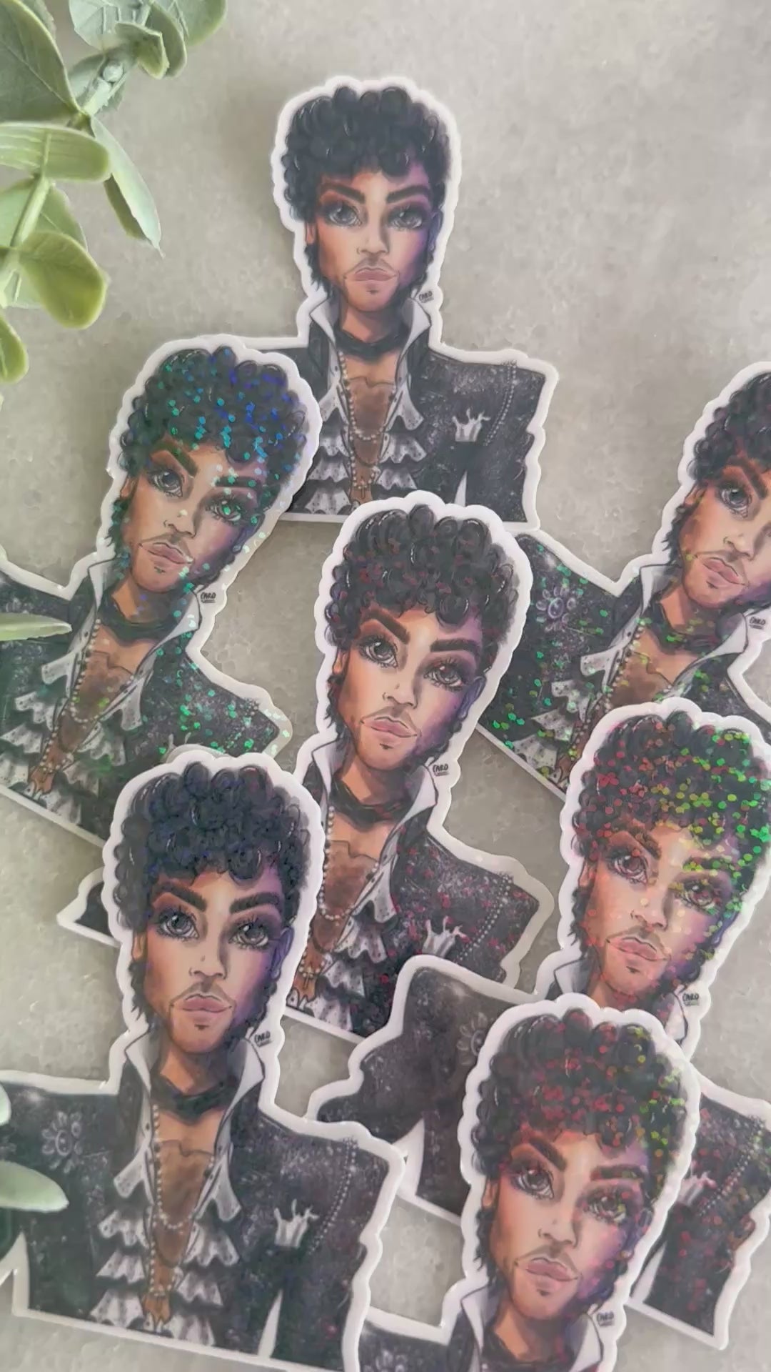 "How Come.." Holographic Prince Inspired Sticker