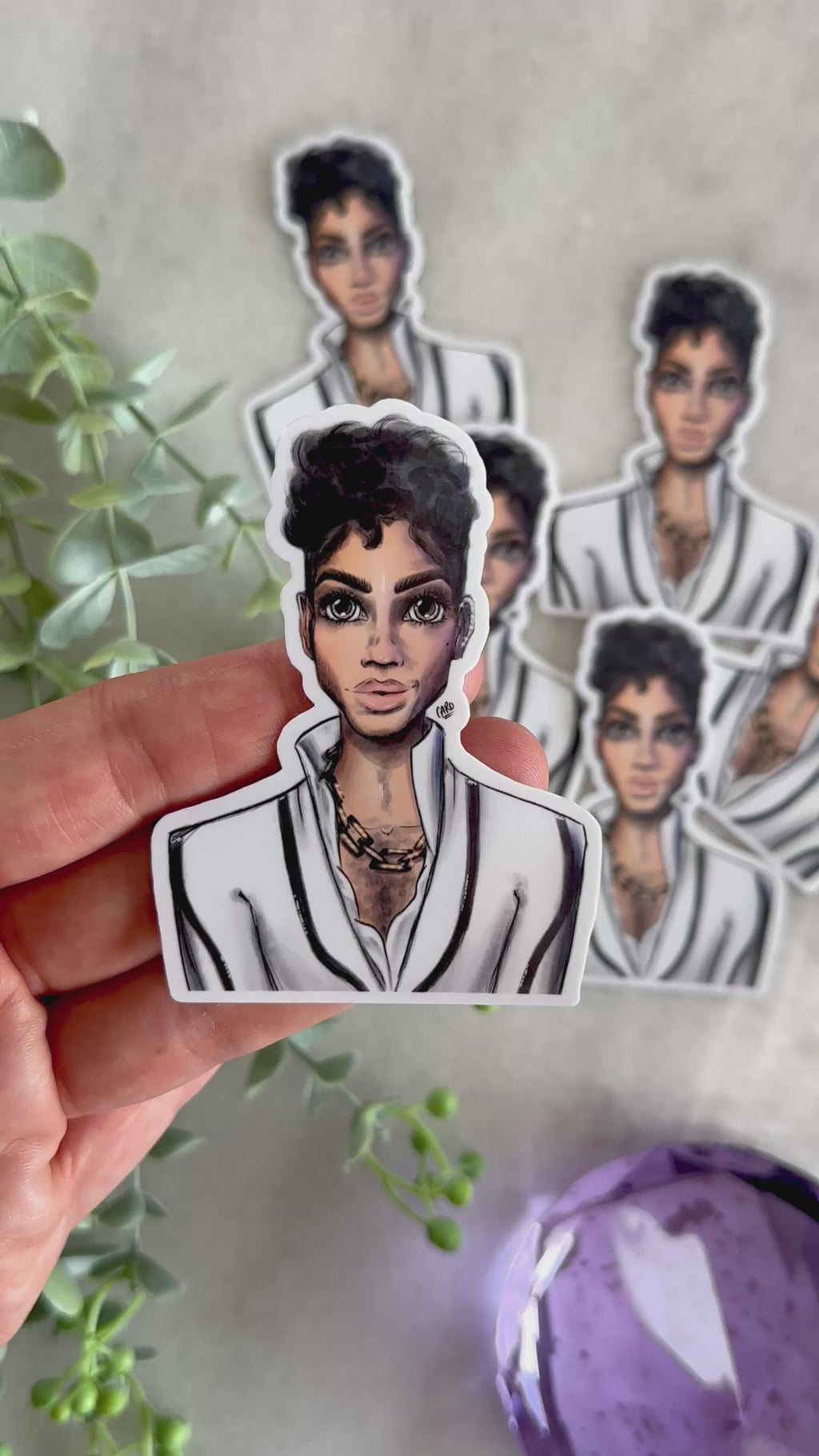 "Welcome" Prince Inspired Sticker