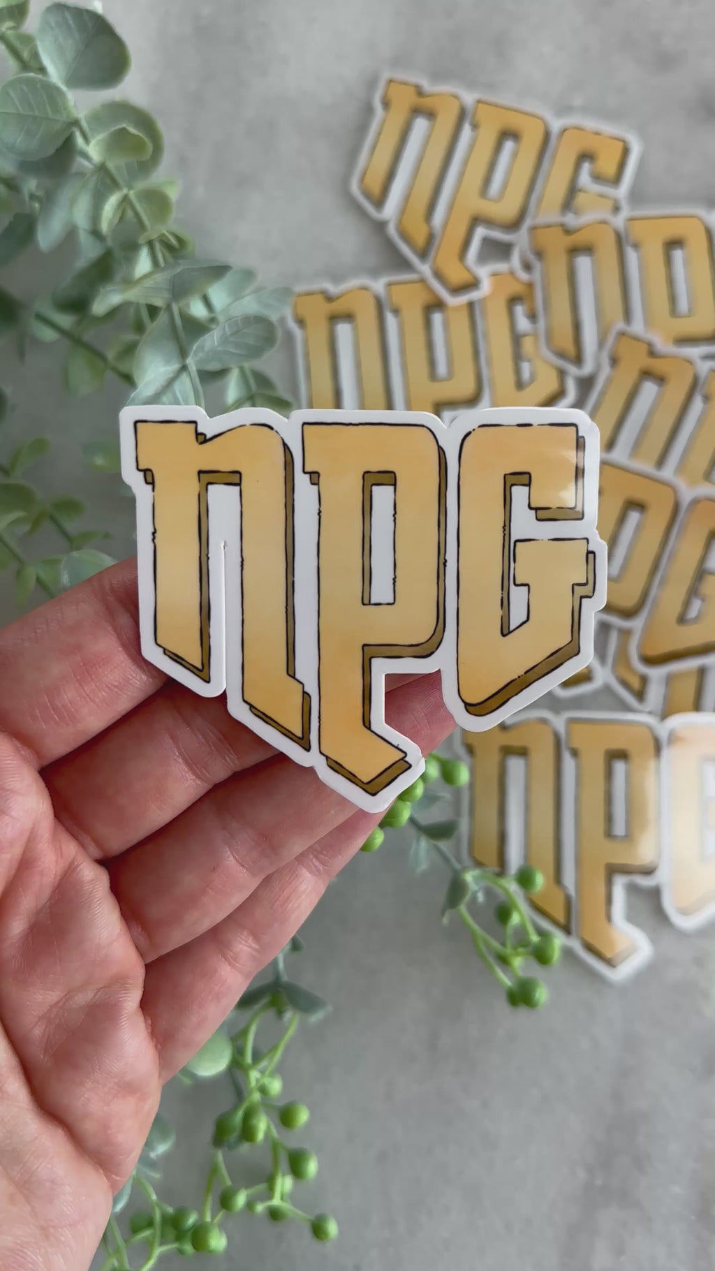 "Nothing Can Stop The.." Prince Inspired Sticker